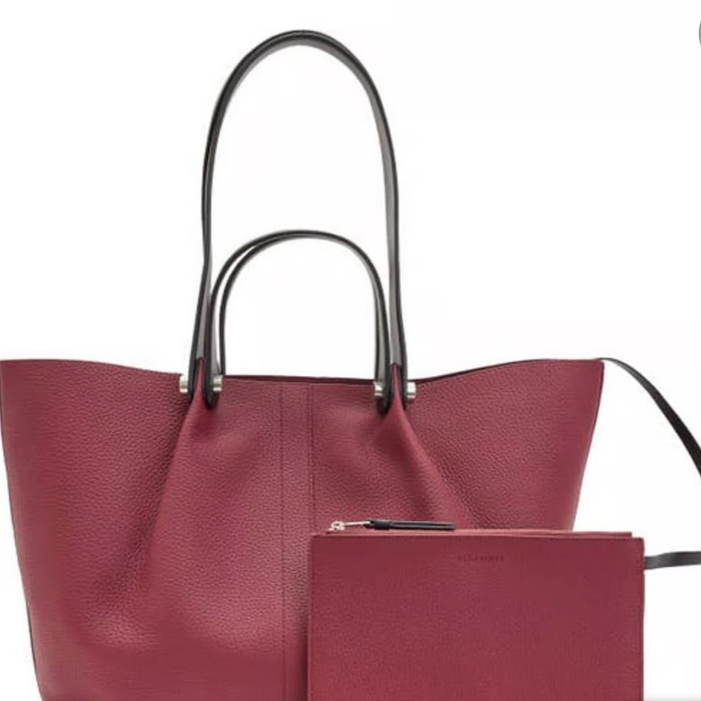 All Saints Allington Tote - Deep Red - Picture 4 of 7